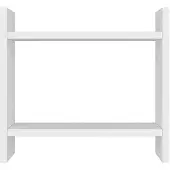 Skye Decor , Denver - Witte keukenplanken, wit, 34 x 10 x 30 cm