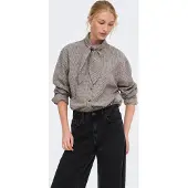 ONLY Blouse 'ONLMaya' cappuccino / grijs / zwart