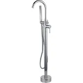 FortiFura Calvi vrijstaande badkraan 113cm met handdoucheset - chroom SW377817