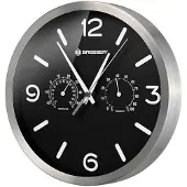 Dripio DCF-wandklok, 25 cm, met thermo-/hygrometer, analoog, rond