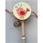 Hape Trommelvormige Rammelaar Met Tjilpende Vogel