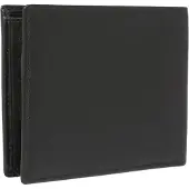 L.credi Leren portemonnee David Wallet Black zwart