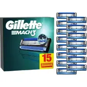 Gillette Scheermesjes Mach 3 Razor Blades 15 stuks