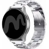 IMoshion Stalen bandje - Universeel 24 mm aansluiting - Zilver