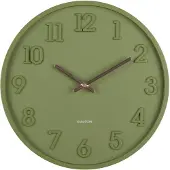 Karlsson Calma Wandklok | 30x3.8cm | Army groen