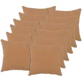vidaXL Kussensloop 12 st HEERLEN Beige 45 x 45 cm Bouclé