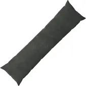 vidaXL Kussensloop HEERLEN Antraciet 40 x 145 cm Microfiber Fleece