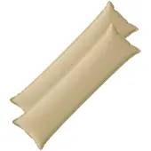vidaXL Kussensloop 2 st HOUTEN Beige 40 x 145 cm Polyester