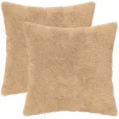 vidaXL Kussensloop 2 st HEERLEN Crèmekleurig 45 x 45 cm
