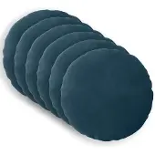 vidaXL Kussen met kussen HEERLEN 6 st Blauw fluweel