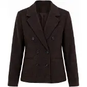 Trendyol TRENDYOLMİLLA Dames Bruin Effen Lang, Regular fit Blazers