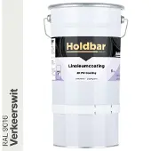 Holdbar Linoleumcoating Verkeerswit (RAL 9016) 5 Kg