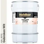 Holdbar Anti Graffiti Coating Gebroken Wit (RAL 9010) 10 Kg
