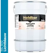 Holdbar Anti Graffiti Coating Lichtblauw (RAL 5012) 10 Kg