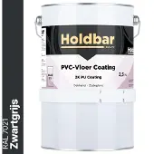Holdbar PVC-Vloer Coating Zwartgrijs (RAL 7021) 2,5 Kg