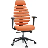 Hjh OFFICE ERGO LINE II PRO | Stof - Professionele bureaustoel Oranje
