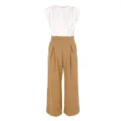 Imily Bela Jumpsuit kaki / wit
