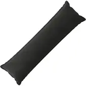 vidaXL Kussensloop HOUTEN Zwart 40 x 145 cm Fluweel