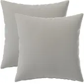 vidaXL Kussensloop 2 st HEERLEN Grijs 45 x 45 cm Polyester
