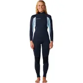 Rip Curl 2026 Dames Trad 5/4mm Rug Ritssluiting Wetsuit - Navy