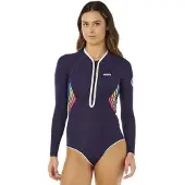 Rip Curl G-bomb 1.5 Mm Full Spring Shorty Met Lange Mouwen En Rits Aan De Voorkant Voor Dames