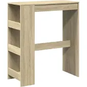vidaXL Bartafel met rekken 90x40x103,5 cm hout sonoma eikenkleur