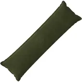 vidaXL Kussensloop HOUTEN Groen 40 x 145 cm Microfiber Fleece