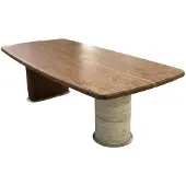 AEA Esstisch modern braun aus Holz Wohnzimmer minimalistisch