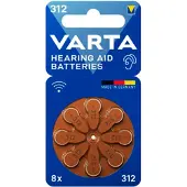 Varta Batterij hoortoestel 8x 312 |