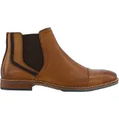 Dune London Chappy leren Chelsea-laarzen voor heren (Tan)