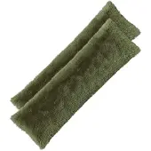 vidaXL Kussensloop 2 st HEERLEN Groen 40 x 145 cm PV Fleece