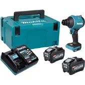 Makita AS 001 GT201 accublazer 40 V max. borstelloos + 2x accu 5,0 Ah + oplader + Makpac