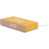 Karlsson Retro Flat LED Wekker | 16.1x3x7.6cm | Bright geel