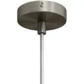 Creative Cables Mini Metalen Cilindrische Rozenset Met 1 Centraal Cilindrisch Gat
