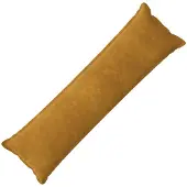 vidaXL Kussensloop HOUTEN Geel 40 x 145 cm Microfiber Fleece