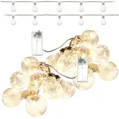 COM-FOUR® decoratieve lichtketting - aangename, warmwitte verlichting