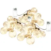 COM-FOUR® decoratieve lichtketting - aangename, warmwitte verlichting