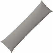 vidaXL Kussensloop HEERLEN Wolkgrijs 40 x 145 cm Stof