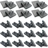 Dripio Set van 36 bedlattenhouders, 63 mm x 9 mm, kunststof