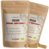 Cupplement 2x Reishi Organic Supplements 60 capsules