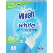 At Home 24x Wasmachine Doekjes Witte Was 16 Stuks