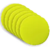 vidaXL Kussensloop 6 st HEERLEN Heldere Groen. Ø 60 cm Polyester