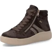 Remonte Sneakers hoog beige / donkerbruin