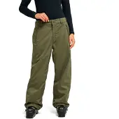 Roxy - Dames skibroeken - Steepland Pant Beetle voor Dames - Maat L - Kaki