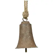 Countryfield Kersthanger Klokje Metaal H19cm Bruin bruin Metaal Kersthanger