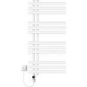 LuxeBath elektrische badkamer radiator Ijzer EM 500x1000mm wit met verwarmingselement 300W thermostaat digitaal display, handdoek radiator elektrische handdoekwarmer paneelradiator design radiator