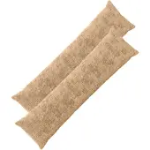 vidaXL Kussensloop 2 st HEERLEN Crèmekleurig 40 x 145 cm