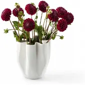 Philippi LIVREE Vaas - 22cm Hoge 3D-geprinte Keramiek Vaas
