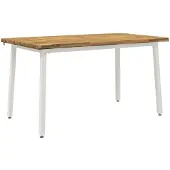 vidaXL Eettafel met levendige rand 120 x 90 x 75 cm