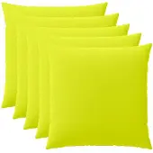 vidaXL Kussensloop 6 st HEERLEN Heldere Groen. 60 x 60 cm Polyester